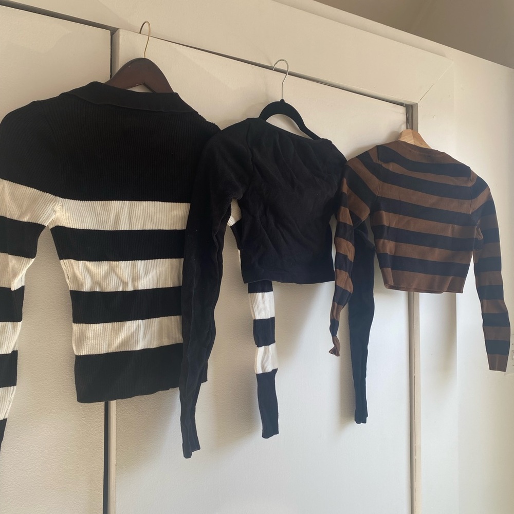 Bundle of Zara long sleeve crop tops! - Picture 4 of 8